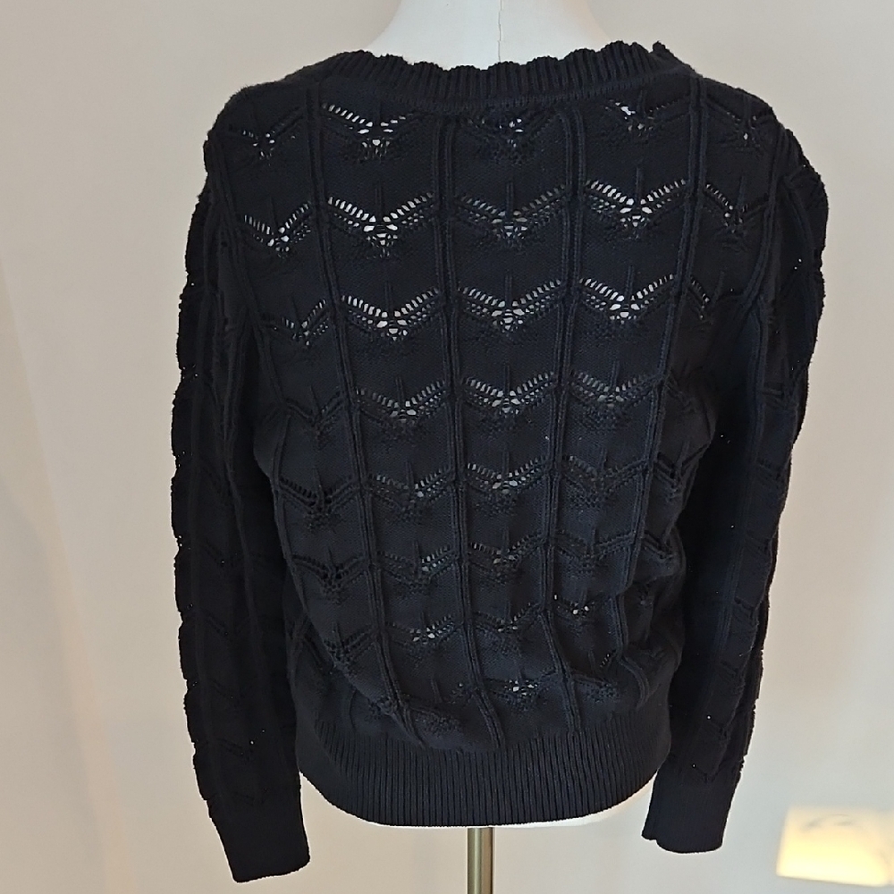 GAP Women's Black Knit Sweater - Picture 2 of 5